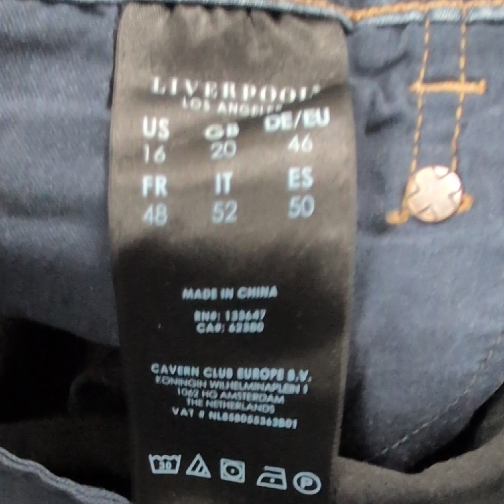 Liverpool Los Angeles "The Skinny" Jeggings - Size 16/33​ - Picture 9 of 15